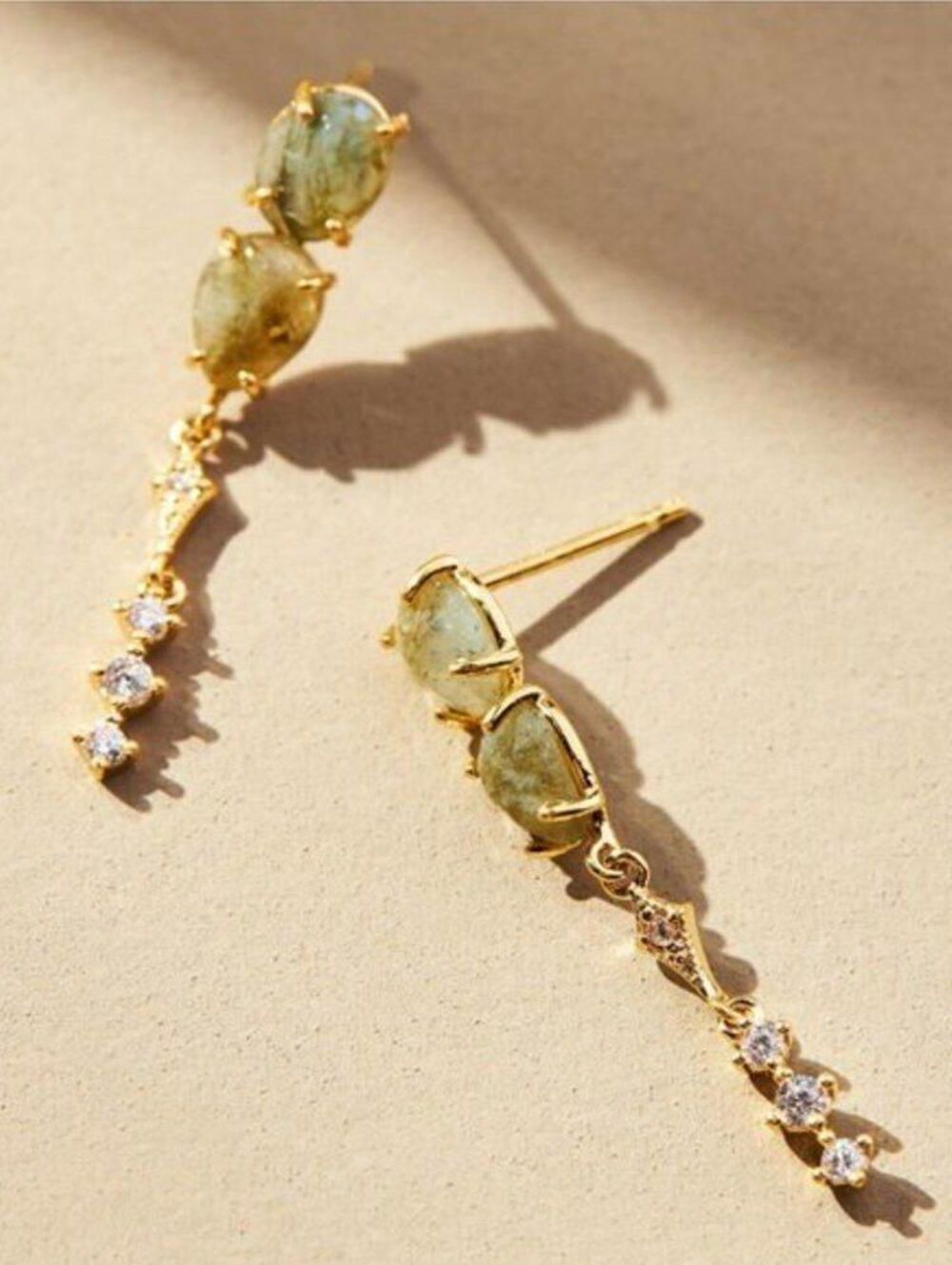 Anthropologie Stone Drop Earrings